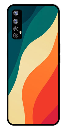 Muted Rainbow Metal Mobile Case for Realme 7