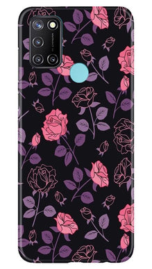 Rose Pattern Mobile Back Case for Realme 7i (Design - 2)