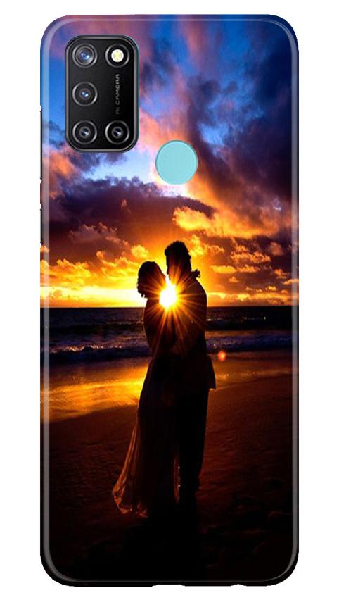 Couple Sea shore Case for Realme 7i