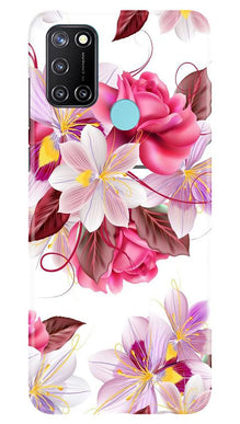 Beautiful flowers Mobile Back Case for Realme C17 (Design - 23)