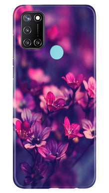 flowers Mobile Back Case for Realme 7i (Design - 25)