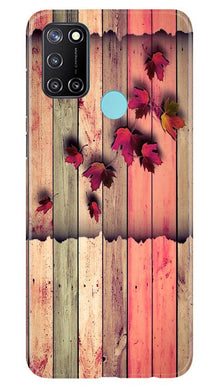 Wooden look2 Mobile Back Case for Realme C17 (Design - 56)