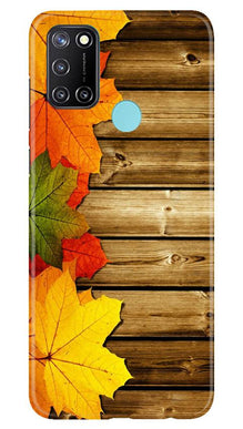 Wooden look3 Mobile Back Case for Realme C17 (Design - 61)