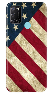 America Mobile Back Case for Realme 7i (Design - 79)