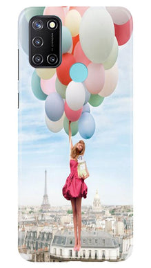 Girl with Baloon Mobile Back Case for Realme 7i (Design - 84)