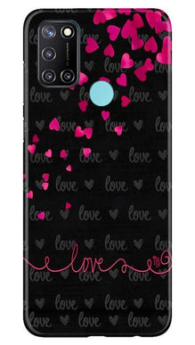 Love in Air Mobile Back Case for Realme C17 (Design - 89)