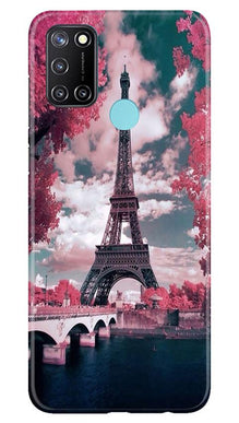 Eiffel Tower Mobile Back Case for Realme 7i  (Design - 101)