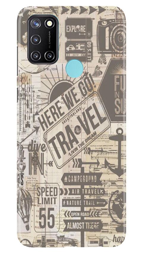 Travel Case for Realme 7i(Design - 104)