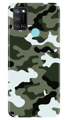 Army Camouflage Mobile Back Case for Realme 7i  (Design - 108)