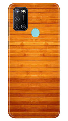 Wooden Look Mobile Back Case for Realme 7i  (Design - 111)