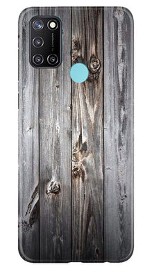 Wooden Look Mobile Back Case for Realme 7i  (Design - 114)