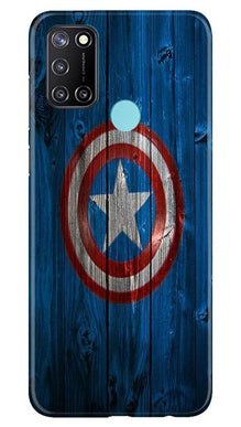 Captain America Superhero Mobile Back Case for Realme 7i  (Design - 118)