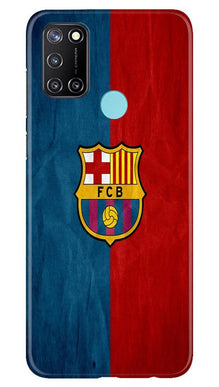 FCB Football Mobile Back Case for Realme 7i  (Design - 123)