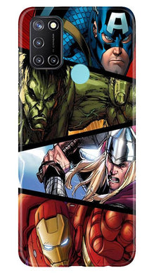 Avengers Superhero Mobile Back Case for Realme 7i  (Design - 124)