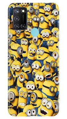 Minions Mobile Back Case for Realme C17  (Design - 126)