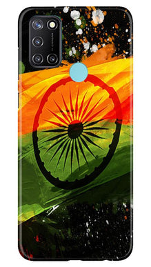 Indian Flag Mobile Back Case for Realme 7i  (Design - 137)