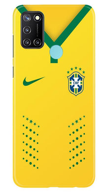 Brazil Mobile Back Case for Realme 7i  (Design - 176)