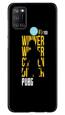 Pubg Winner Winner Mobile Back Case for Realme 7i  (Design - 177)