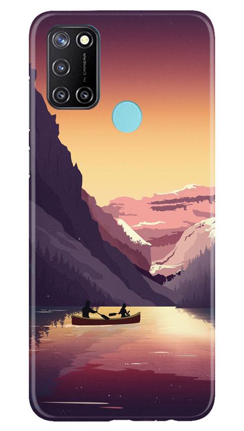 Mountains Boat Case for Realme 7i (Design - 181)