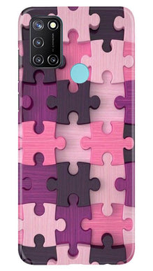 Puzzle Mobile Back Case for Realme 7i (Design - 199)