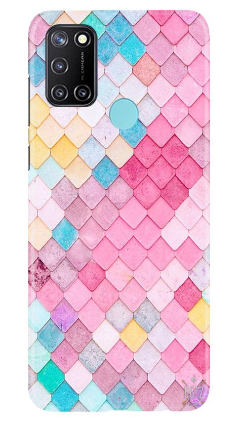 Pink Pattern Case for Realme 7i (Design No. 215)