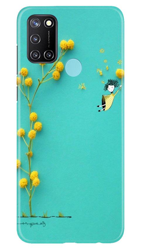 Flowers Girl Case for Realme 7i (Design No. 216)