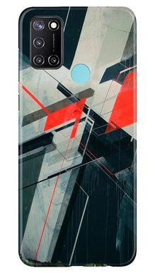 Modern Art Mobile Back Case for Realme 7i (Design - 231)