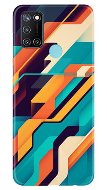 Modern Art Mobile Back Case for Realme C17 (Design - 233)