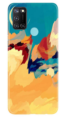 Modern Art Mobile Back Case for Realme 7i (Design - 236)