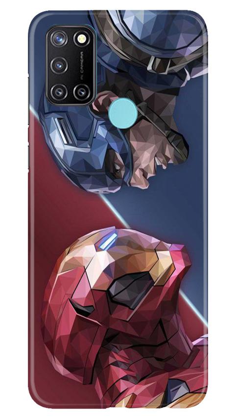 Ironman Captain America Case for Realme 7i (Design No. 245)