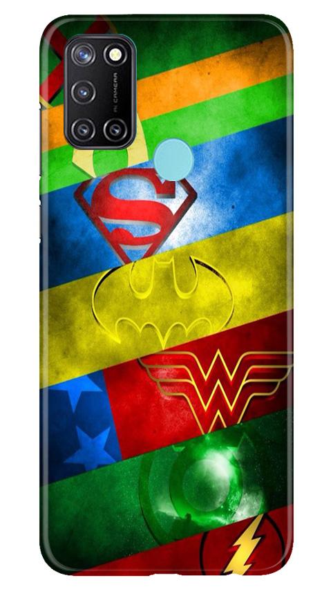 Superheros Logo Case for Realme 7i (Design No. 251)