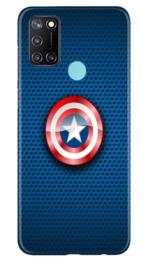 Captain America Shield Case for Realme 7i (Design No. 253)