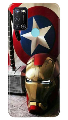 Ironman Captain America Mobile Back Case for Realme 7i (Design - 254)