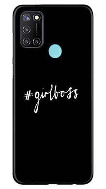 #GirlBoss Mobile Back Case for Realme C17 (Design - 266)