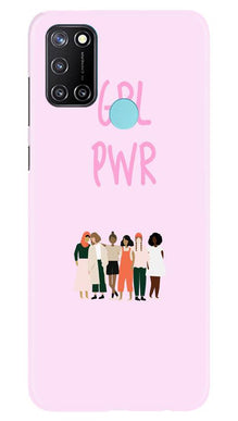 Girl Power Mobile Back Case for Realme 7i (Design - 267)