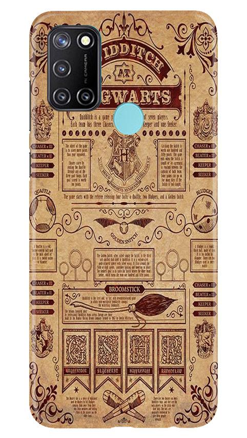 Hogwarts Mobile Back Case for Realme 7i (Design - 304)