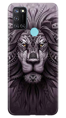 Lion Mobile Back Case for Realme C17 (Design - 315)