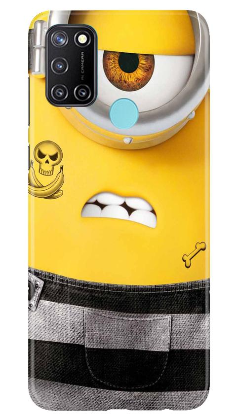 Minion Mobile Back Case for Realme 7i (Design - 324)