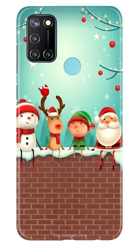 Santa Claus Mobile Back Case for Realme 7i (Design - 334)