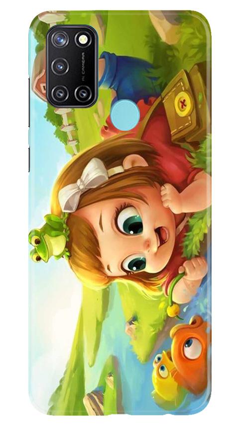 Baby Girl Mobile Back Case for Realme 7i (Design - 339)