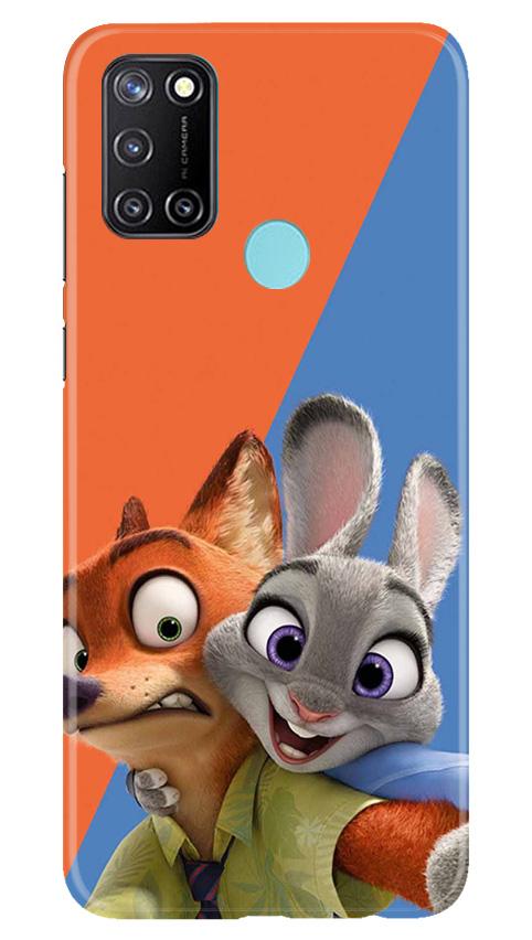 Cartoon Mobile Back Case for Realme 7i (Design - 346)