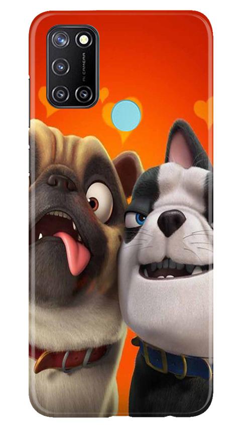 Dog Puppy Mobile Back Case for Realme C17 (Design - 350)