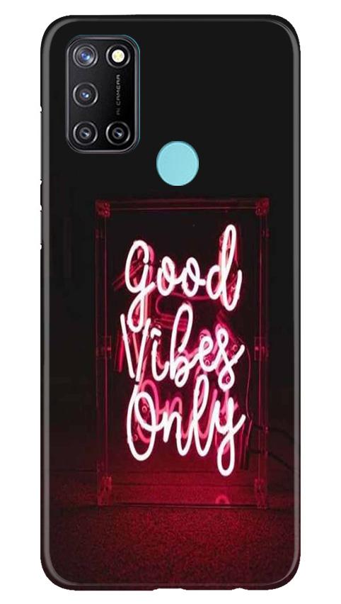 Good Vibes Only Mobile Back Case for Realme 7i (Design - 354)