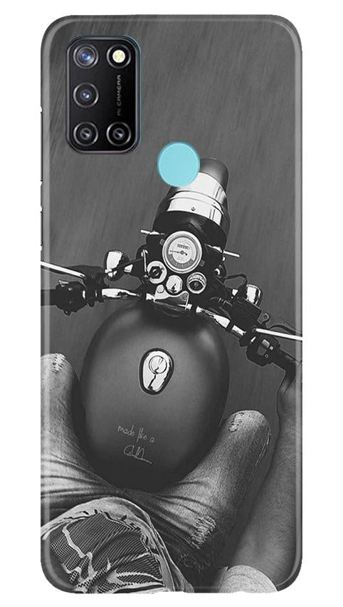 Royal Enfield Mobile Back Case for Realme 7i (Design - 382)