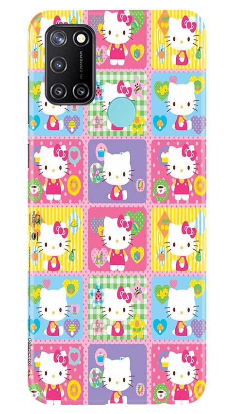 Kitty Mobile Back Case for Realme 7i (Design - 400)