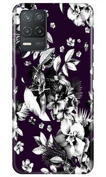 white flowers Mobile Back Case for Narzo 30 5G (Design - 7)