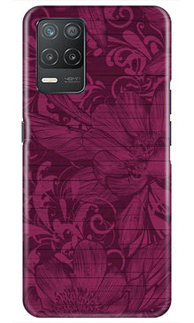 Purple Backround Mobile Back Case for Realme 8 5G (Design - 22)