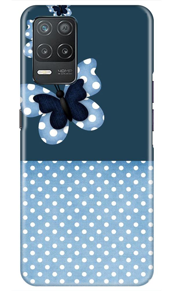 White dots Butterfly Case for Realme 8 5G