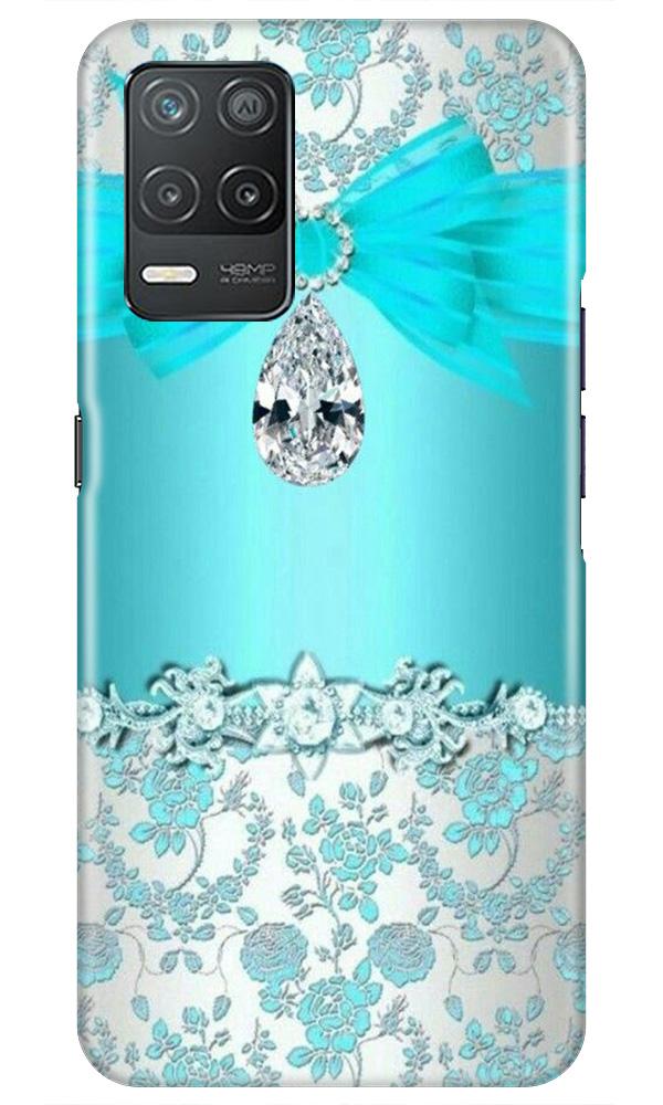 Shinny Blue Background Case for Realme 8 5G