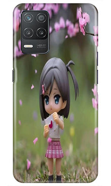 Cute Girl Mobile Back Case for Narzo 30 5G (Design - 92)